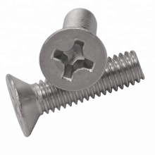 High Quality Stainless Steel A2 A4 70 80 Countersunk  Head Screw DIN963 DIN965